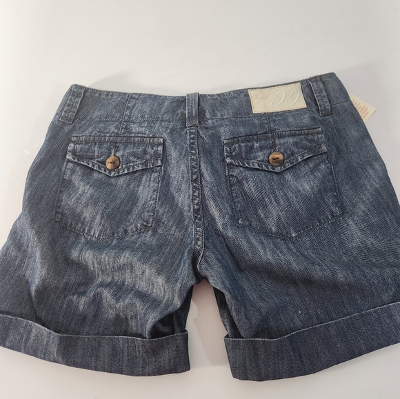 Level 99 Denim Blue Women Shorts, Size 26, NWT - Picture 9 of 11